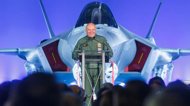 First F-35A delivered outside the United States