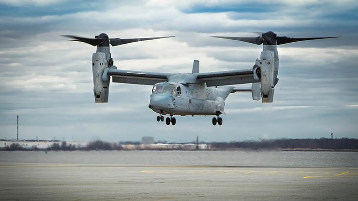 Bell Boeing team to modify Marine Corps MV-22 Ospreys