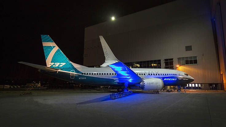 Boeing debuts first 737 MAX 7