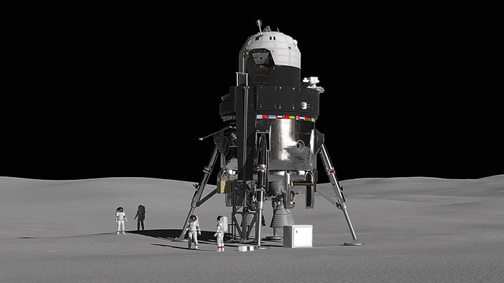Lockheed Martin reveals new human lunar lander concept