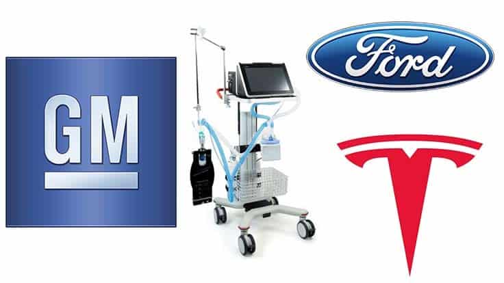 Ford, GM, Tesla considering ventilator production