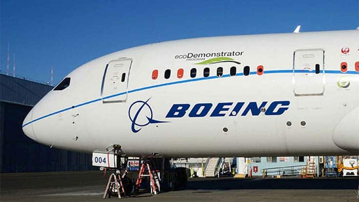 Boeing commits to sustainable-fuels commercial airplanes