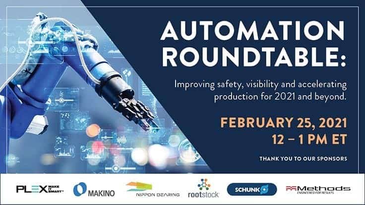 Automation Roundtable February 25 - reminder