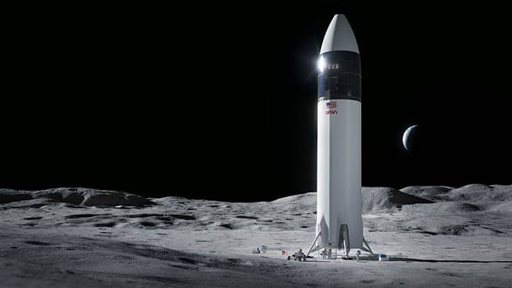 NASA picks SpaceX for Artemis human lunar lander