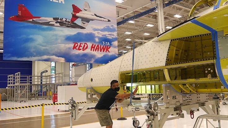 Digital manufacturing assembles T-7A Red Hawk in record time