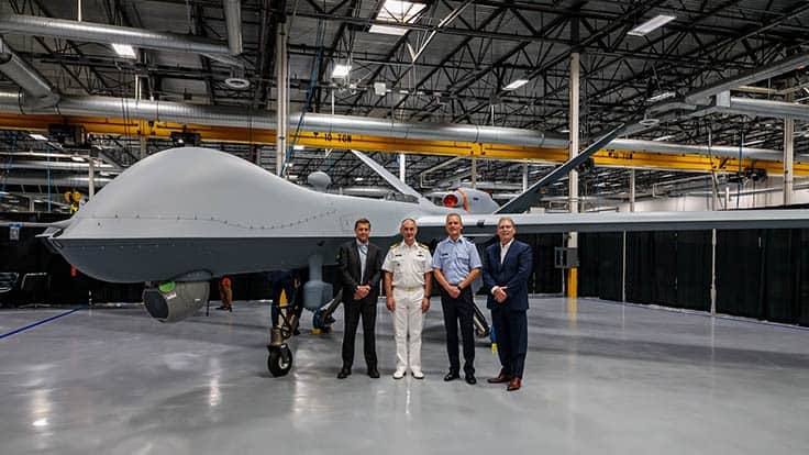 GA-ASI completes first MQ-9A Block 5 RPA for the Netherlands 