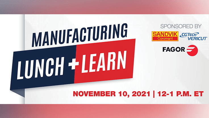Registration is open for the November Manufacturing Lunch + Learn