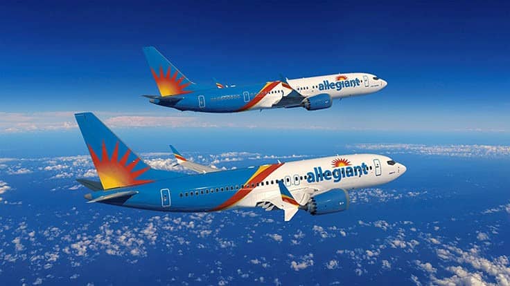 Allegiant Air orders up to 100 Boeing 737 MAX Jets