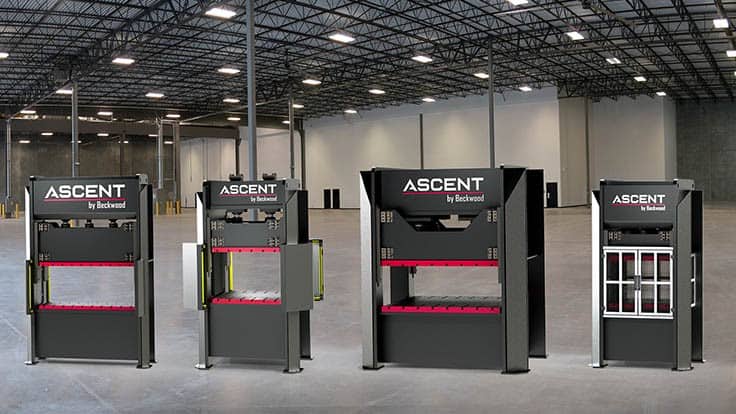 Beckwood launches Ascent line of configurable hydraulic presses