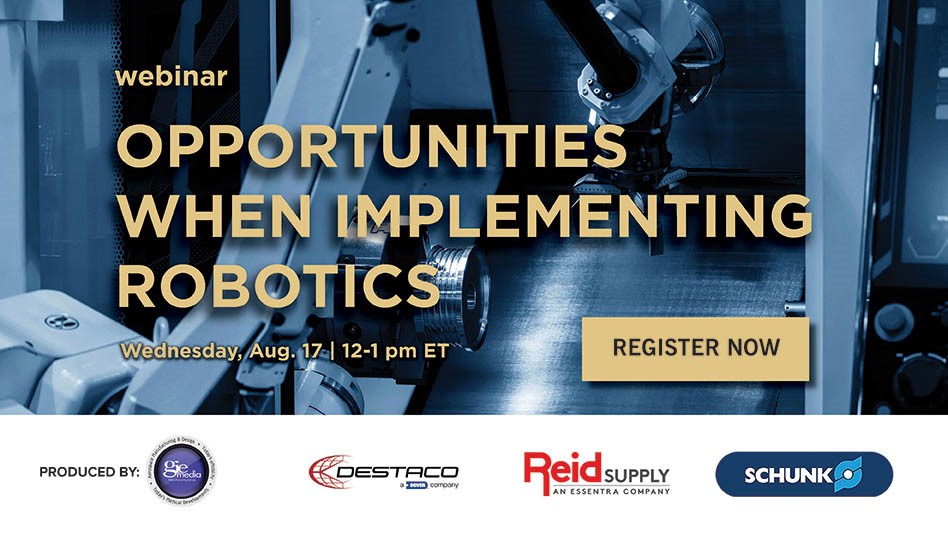 Don’t miss our ‘Opportunities when implementing robotics’ webinar!