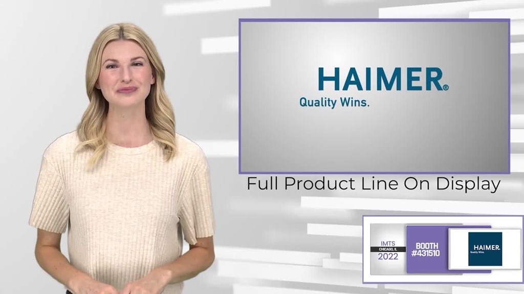 HAIMER's full line of products at IMTS