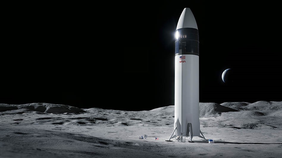 SpaceX wins second NASA contract option for Artemis moon landing
