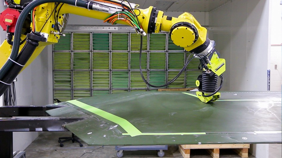 Aerobotix, FerRobotics' robotic tool for precision application of masking tape