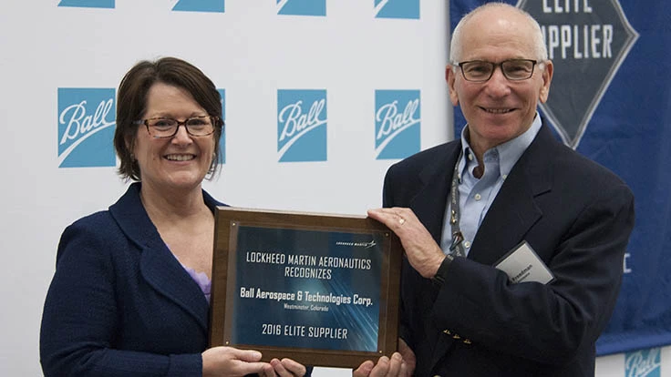 Ball Aerospace recognized as a Lockheed Martin Aeronautics' Top Performing Supplier