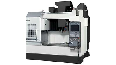 Genos M560V vertical machining center Aerospace Manufacturing and Design