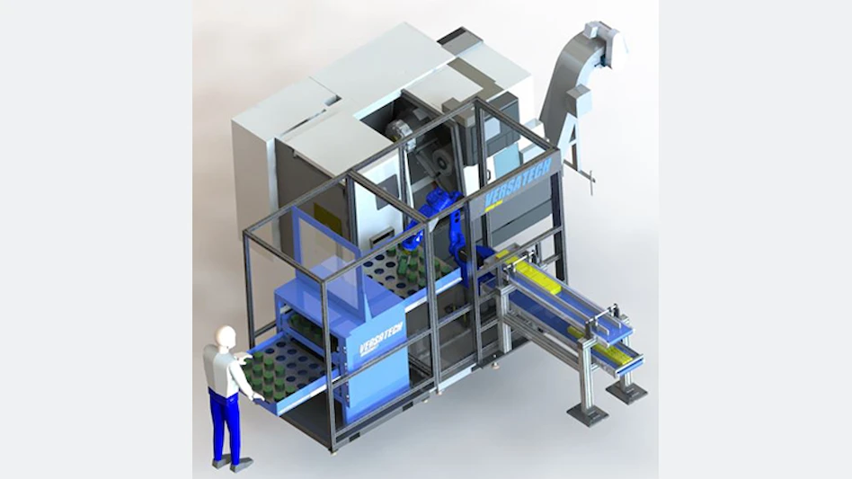 VersaCELL Robotic Machine Tending Cell - Aerospace Manufacturing and Design