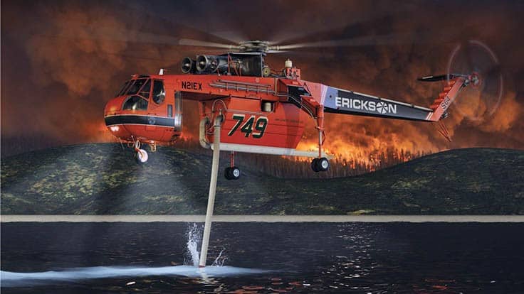 Erickson announces the S-64F+ Air Crane helicopter - Aerospace