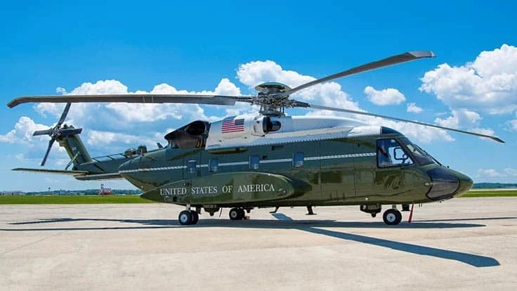 VH-92A helicopter at Naval Air Station, Patuxent River. 