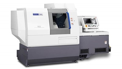 Turret style Swiss turning center - Aerospace Manufacturing and Design