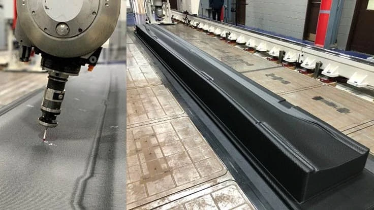 Tooling feature locations being measured; tool as printed.