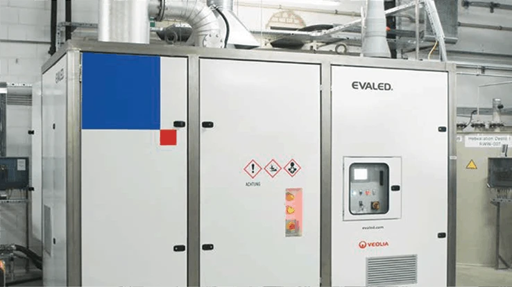 PRAB's EVALED RV F energy efficient forced circulation evaporators enabled significant waste volume reduction and water recycling.