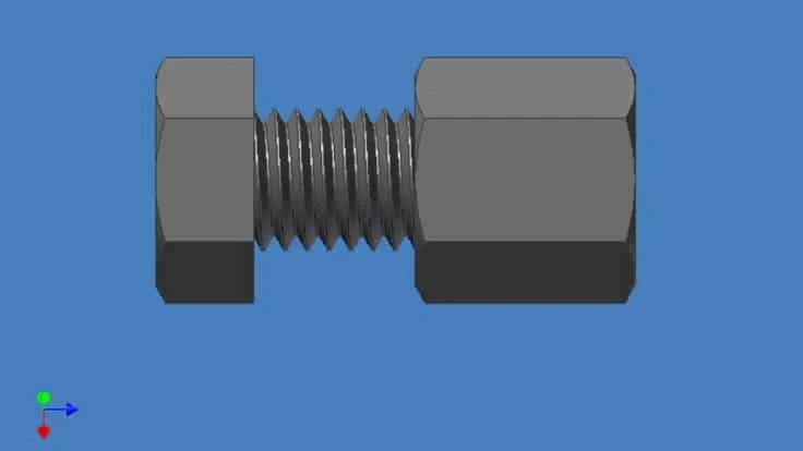 Multi Piece Fastener’s ForeverLok, side view