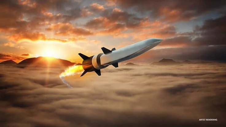 Artist’s concept of Hypersonic Air-breathing Weapons Concept (HAWC) missile