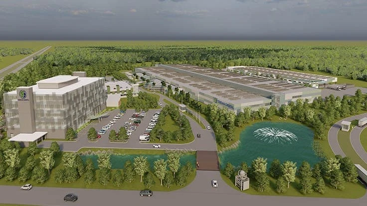 Terran Orbital aerial campus view rendering