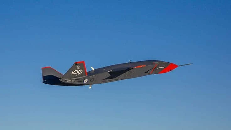 The newly named MQ-28A during the second test flight series at Woomera Range Complex in South Australia.