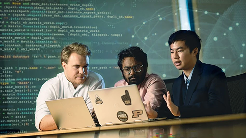 Students collaborate to develop an algorithm using industry-dictated aeronautical engineering principles that also allow for measurable cybersecurity.