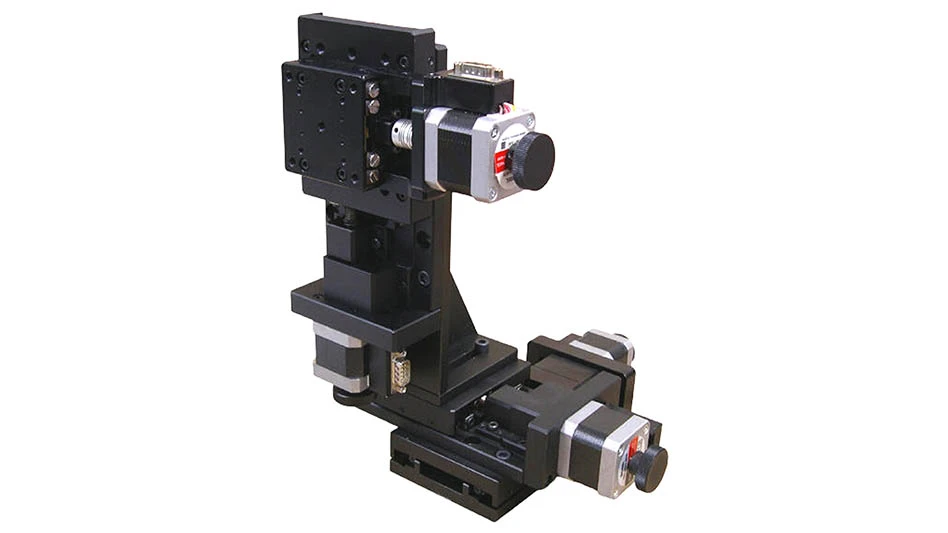 OES' 4-axis XYZ-goniometer stage.