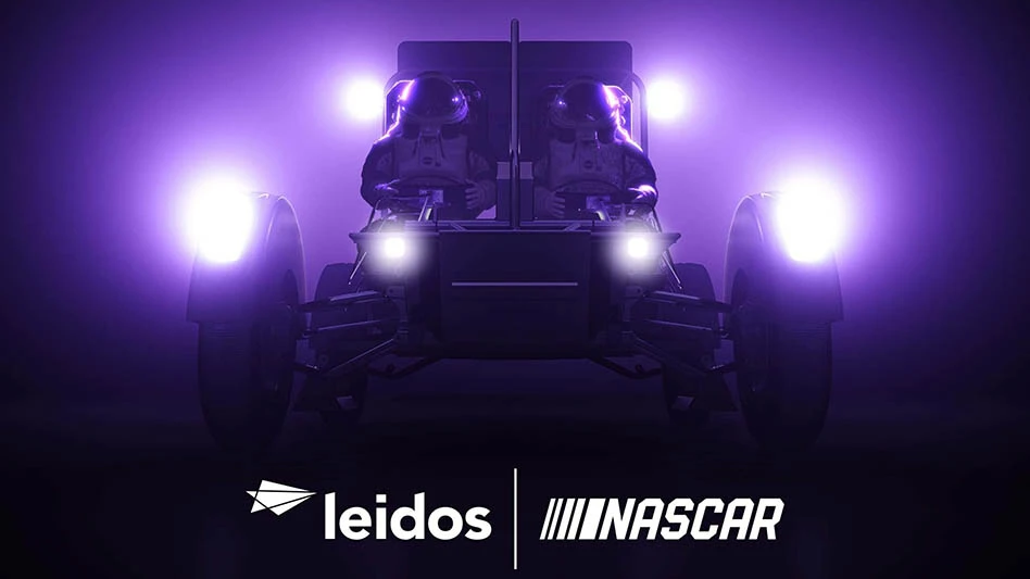 Leidos and NASCAR are collaborating on a new lunar rover.