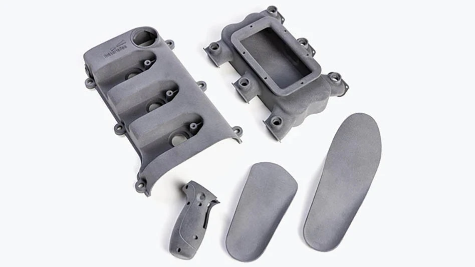 Parts Materialise 3D printed with PA 11