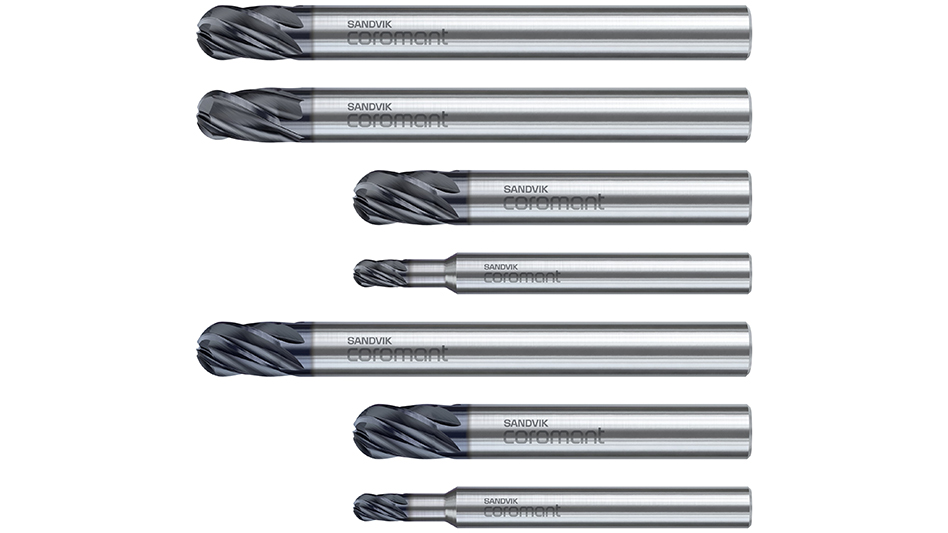 Sandvik Coromant's CoroMill Plura ball nose solid end mill Aerospace