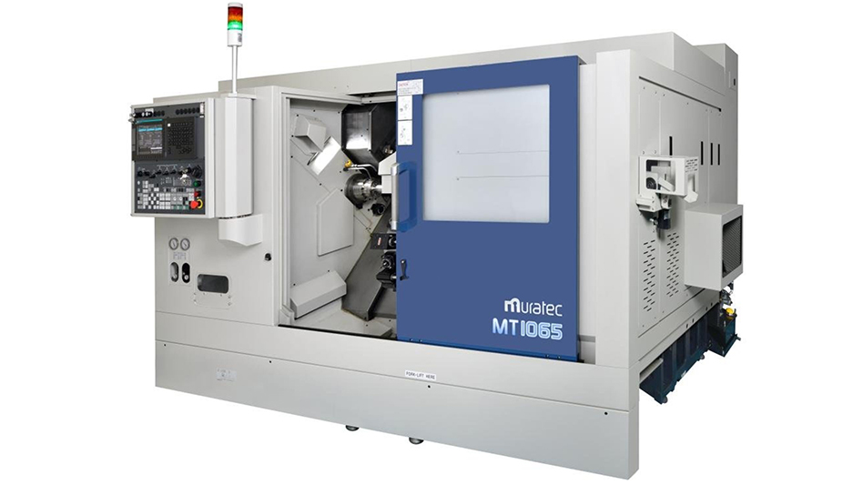 Murata Machinery USA's MT1065EX twin-spindle CNC turning center