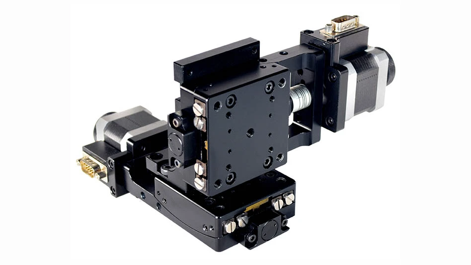 black 2-axis motion control stage