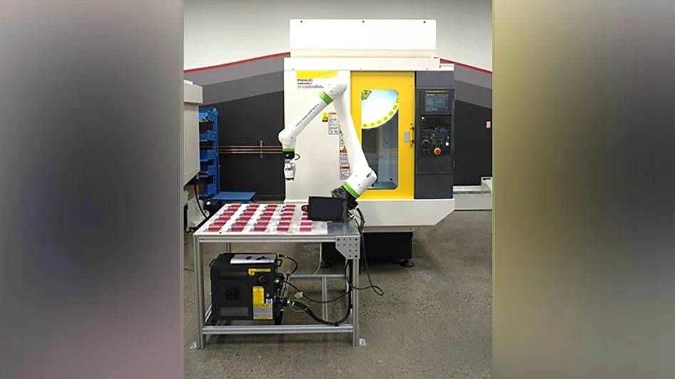 machine tool with mobile automation solution