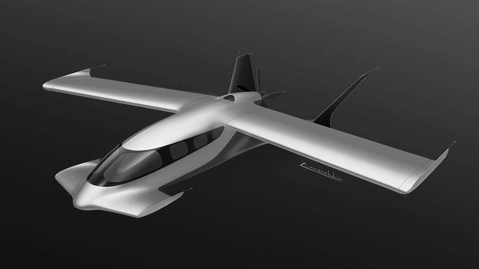 vtol aircraft rendering