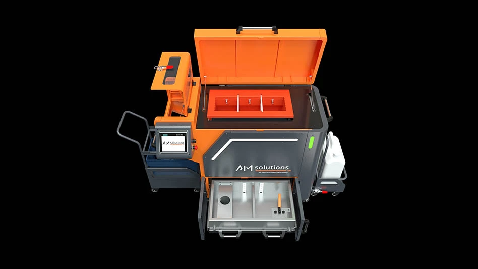 surface finisher cabinet open