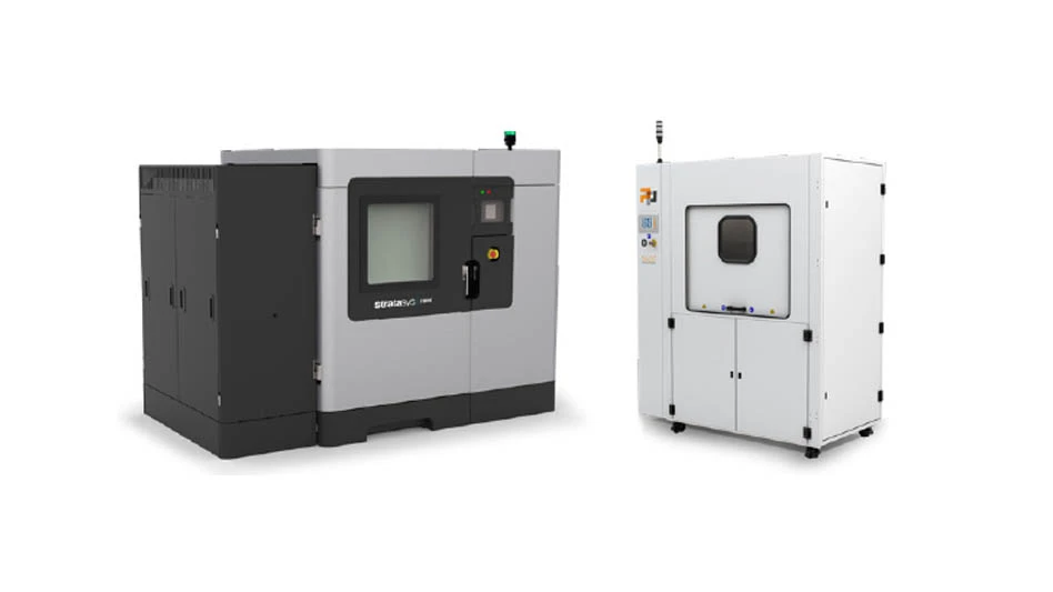 Large 3d printer and post processing machines side by side