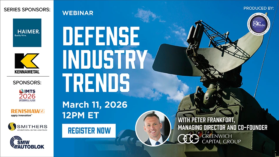 Text reading Defense Industry Trends