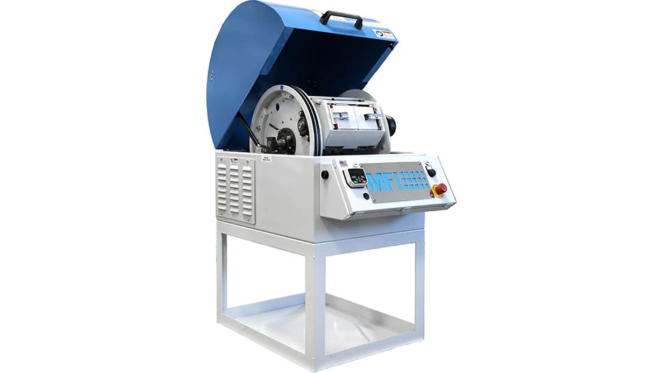 compact metal finishing machine