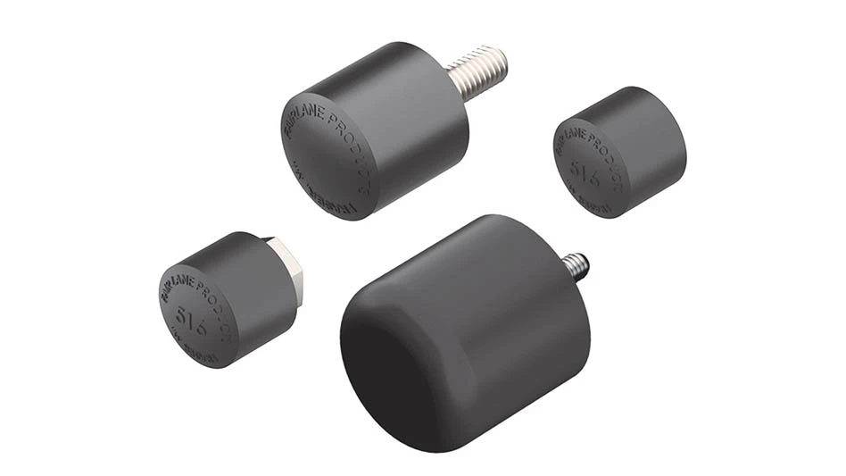 four rubber bumpers on their side